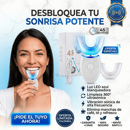 DentGlow ™️| Potencia tu sonrisa y confianza diaria con tecnología ultrasónica