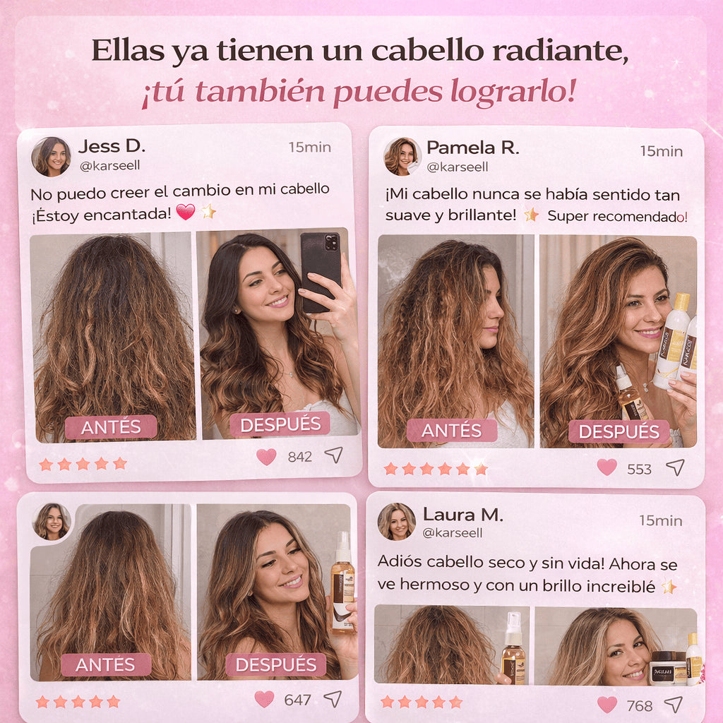 RevivaHair™ El secreto natural para un cabello largo, fuerte y libre de frizz