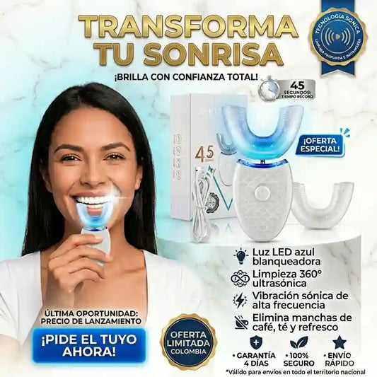 DentGlow ™️| Potencia tu sonrisa y confianza diaria con tecnología ultrasónica
