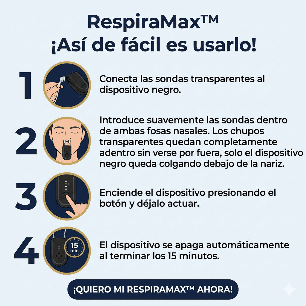 RespiraMax™ | Tecnología láser que elimina la congestión desde adentro