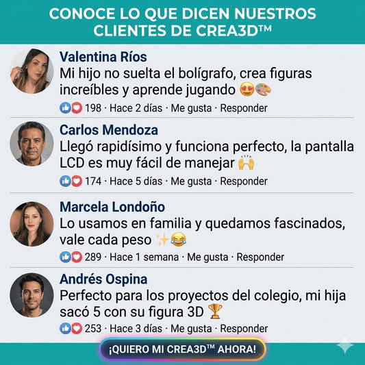 Crea3D™ - El bolígrafo que convierte tu imaginación en figuras reales