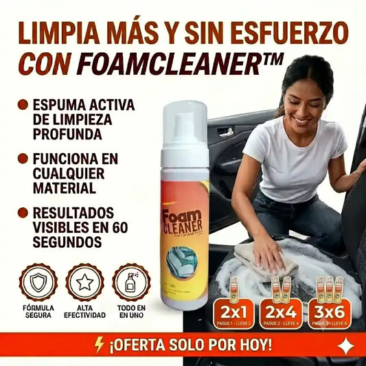 Pack FoamCleaner™ | Elimina manchas imposibles al instante sin esfuerzo