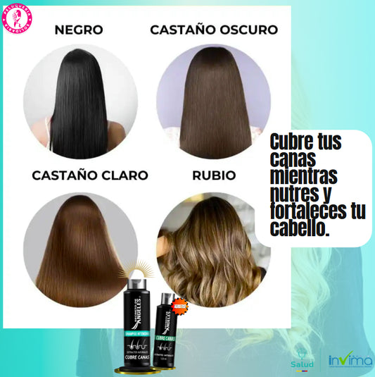 COLOR NATURAL™|Kit Cubre Canas + 2 Obsequios GRATIS👩🏼🦰👱🏼♂️