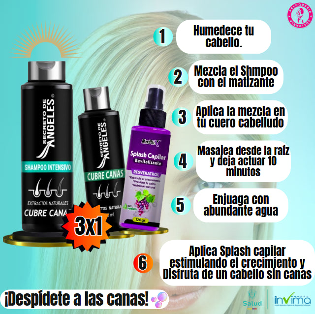 COLOR NATURAL™|Kit Cubre Canas + 2 Obsequios GRATIS👩🏼🦰👱🏼♂️