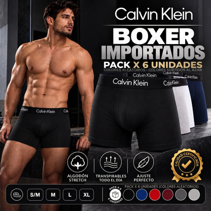Bóxer Calvin Klein™ Importado | Viste cómodo y con estilo todo el día, sin que apriete