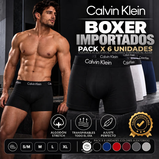 Bóxer Calvin Klein™ Importado | Viste cómodo y con estilo todo el día, sin que apriete