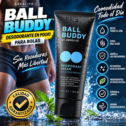 Ball Buddy™ | Elimina el sudor y mal olor de tu zona íntima todo el día