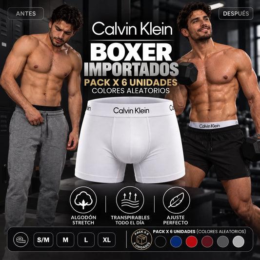 Bóxer Calvin Klein™ Importado | Viste cómodo y con estilo todo el día, sin que apriete