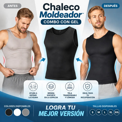 Chaleco Moldeador™ + Gel | Moldea tu figura y recupera tu confianza en tu día a día
