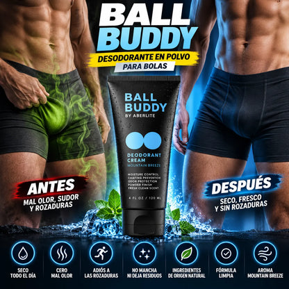 Ball Buddy™ | Elimina el sudor y mal olor de tu zona íntima todo el día
