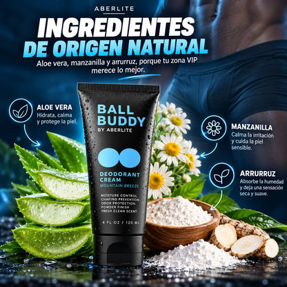 Ball Buddy™ | Elimina el sudor y mal olor de tu zona íntima todo el día