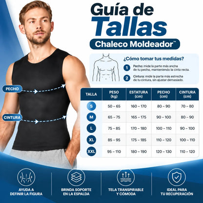 Chaleco Moldeador™ + Gel | Moldea tu figura y recupera tu confianza en tu día a día