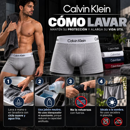 Bóxer Calvin Klein™ Importado | Viste cómodo y con estilo todo el día, sin que apriete