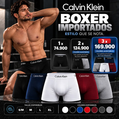Bóxer Calvin Klein™ Importado | Viste cómodo y con estilo todo el día, sin que apriete