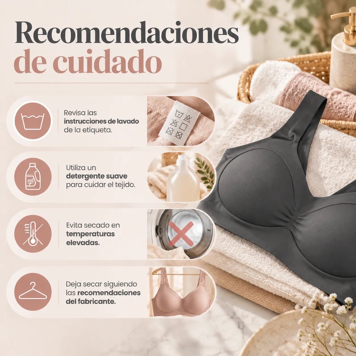 Brasier Reafirmante™ | Realza tu figura sin varillas molestas