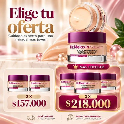 Dr. Melaxin™ Calcium | Crema antiedad y eliminación de ojeras