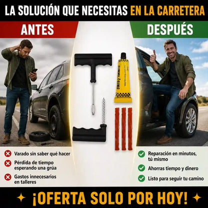 KitVial™  | Repara pinchazos en minutos, sin grúa y sin esperar