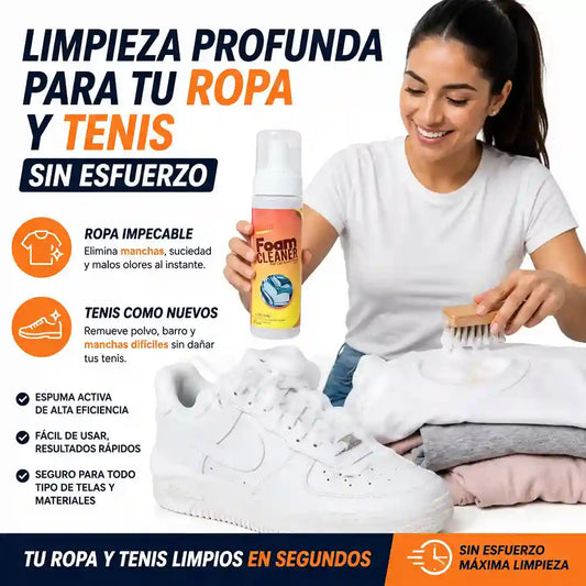 FoamCleaner™ | Elimina manchas imposibles al instante sin esfuerzo