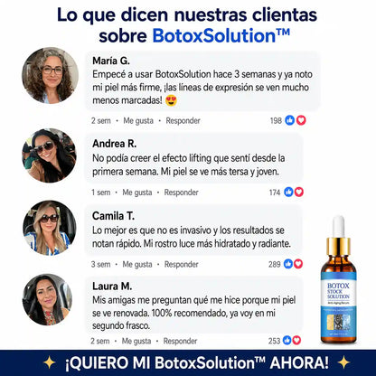 BotoxSolution™ | Reduce arrugas, rellena líneas finas y rejuvenece tu piel sin agujas