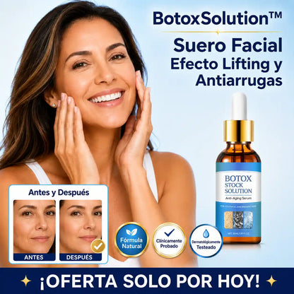BotoxSolution™ | Reduce arrugas, rellena líneas finas y rejuvenece tu piel sin agujas