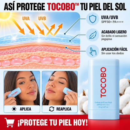 TOCOBO Stick™ | Protección SPF50+ sin sensación grasa
