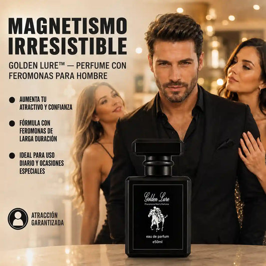 Golden Lure™ | Perfume con Feromonas que Aumenta tu Atractivo