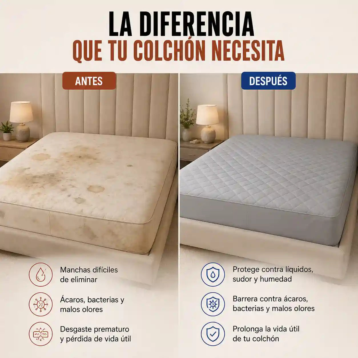 ProtectorTermosellado™ | Protege tu colchón sin alterar su comodidad