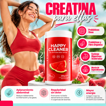 Detox Happy Cleaner | Suplemento Digestivo en polvo y Probióticos