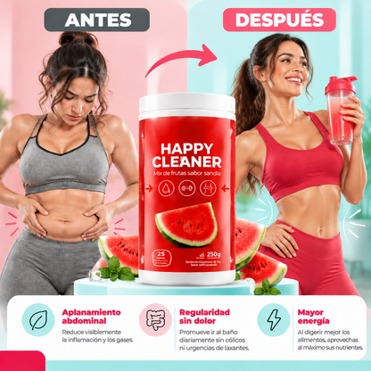 Detox Happy Cleaner | Suplemento Digestivo en polvo y Probióticos