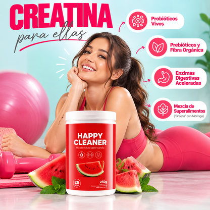 Detox Happy Cleaner | Suplemento Digestivo en polvo y Probióticos