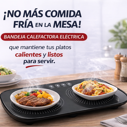 THERMOTRAY™ | Bandeja Calefactora Eléctrica para Mantener Tu Comida Caliente