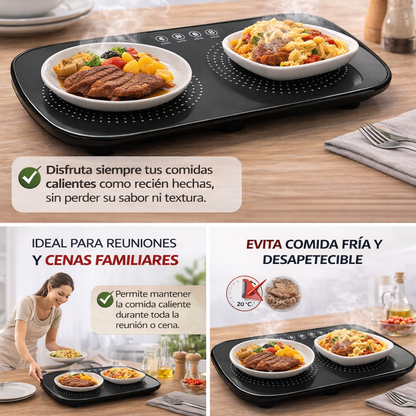 THERMOTRAY™ | Bandeja Calefactora Eléctrica para Mantener Tu Comida Caliente