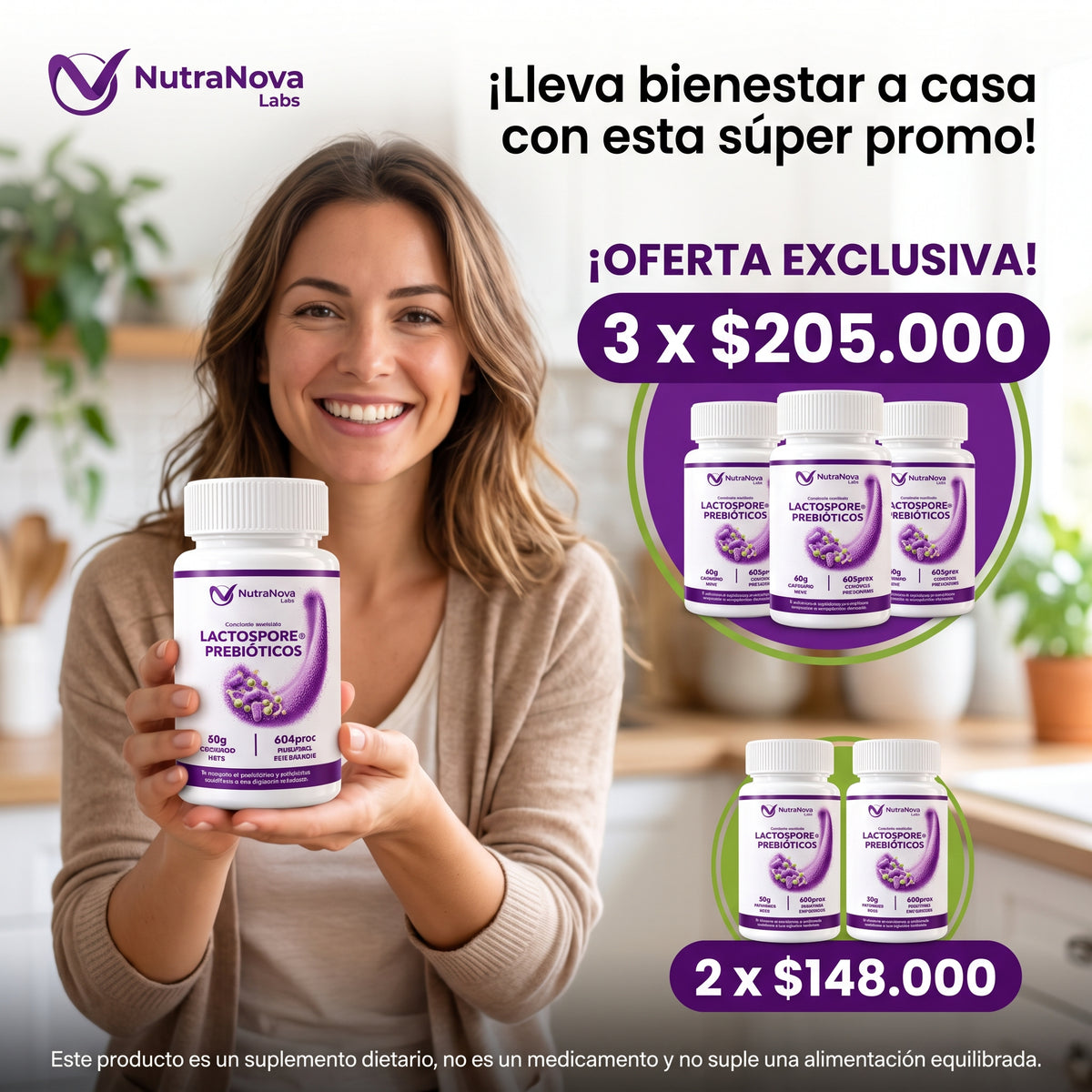 LACTOSPORE® + PREBIÓTICOS | PROBIÓTICOS MASTICABLES PARA LA DIGESTIÓN.