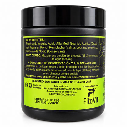 CREATINA MONOHIDRATADA X 300GR - FITOVIT