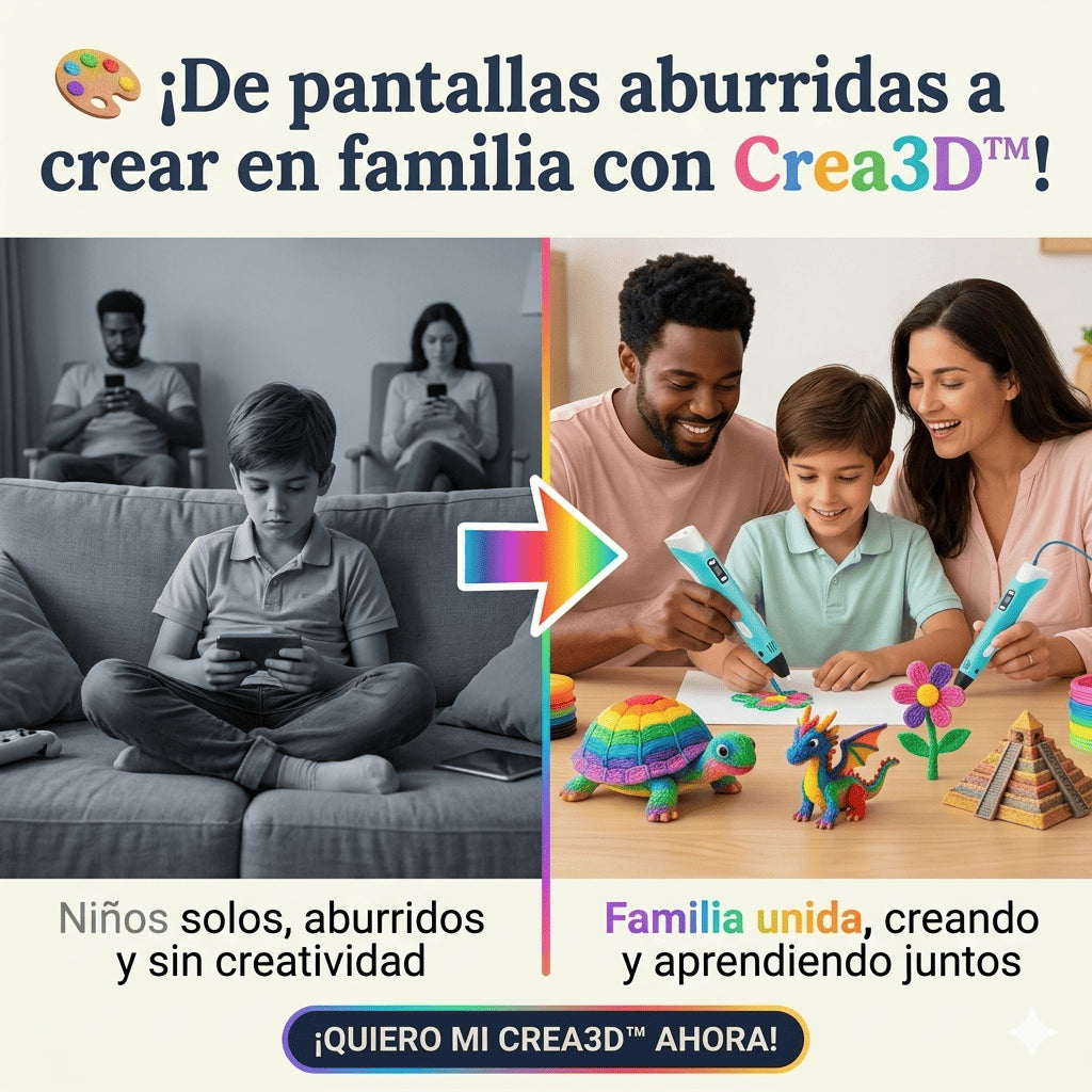 Crea3D™ - El bolígrafo que convierte tu imaginación en figuras reales