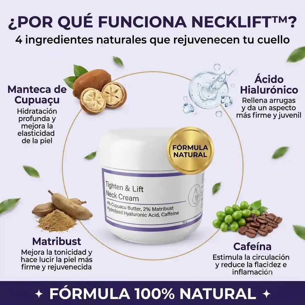 NeckLift™ | Reafirma el cuello, reduce la flacidez y las arrugas