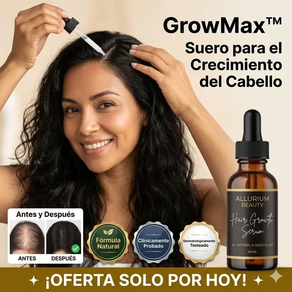 GrowMax™ | Estimula el crecimiento, reduce la caída y fortalece el cabello