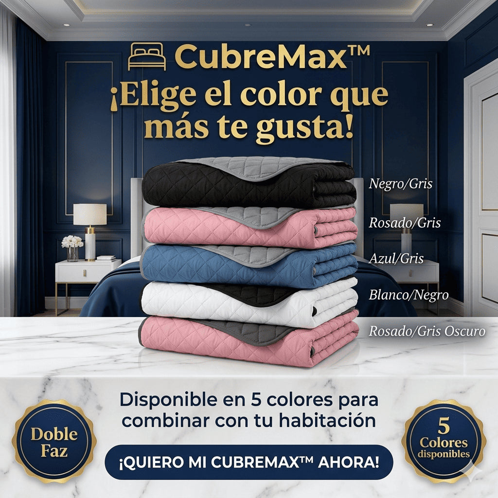 CubreMax Premium™ - Microfibra termosellada : Duradera, suave y fresca