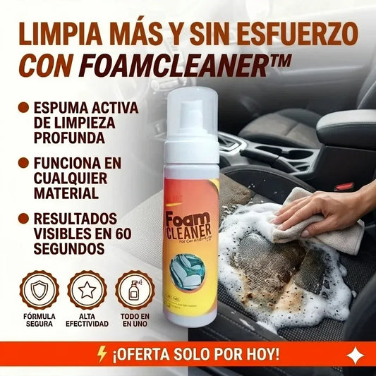 FoamCleaner™ | Elimina manchas imposibles de tu carro al instante, sin esfuerzo