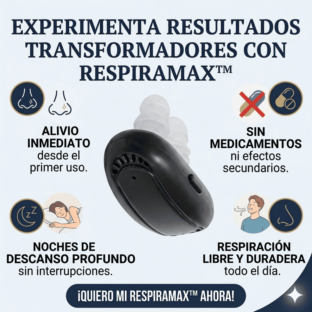 RespiraMax™ | Tecnología láser que elimina la congestión desde adentro