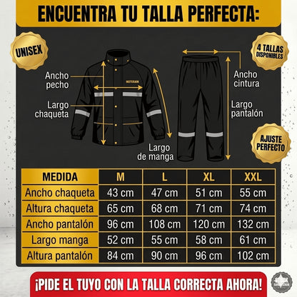 MOTORAIN™|TU IMPERMEABLE INDESTRUCTIBLE PARA MOTO: Ligero, Seguro, Resistente