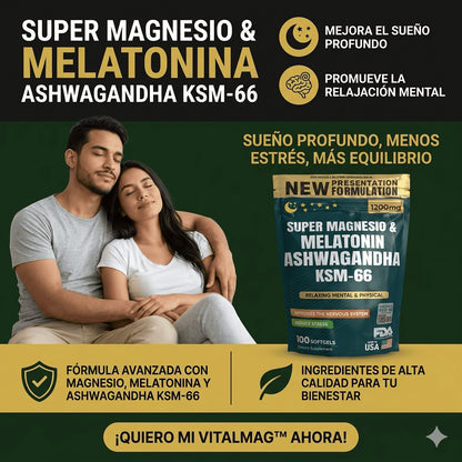 VitalMag™ - La fórmula completa para tu energía, descanso y rendimiento