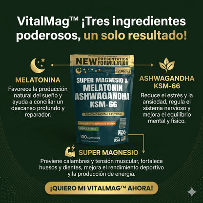 VitalMag™ - La fórmula completa para tu energía, descanso y rendimiento