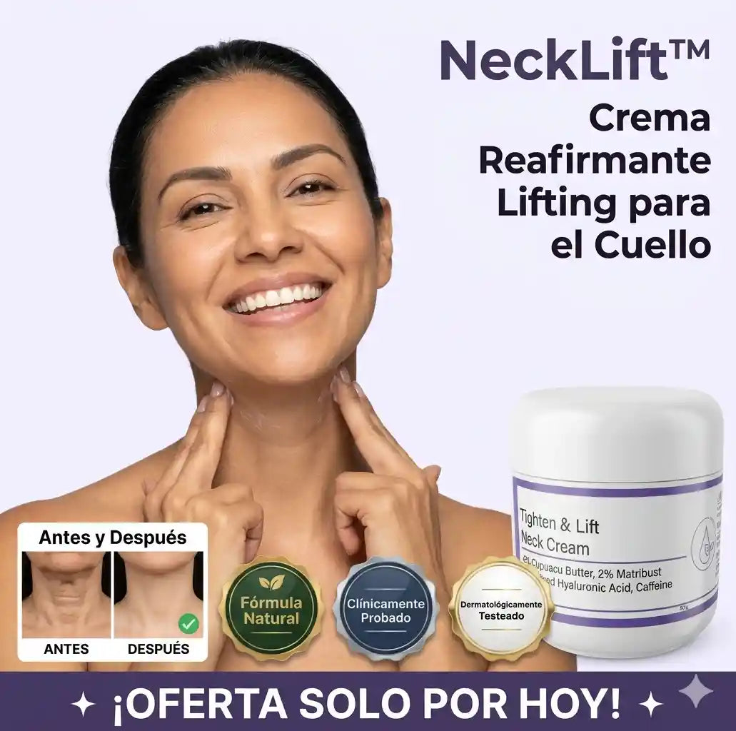 NeckLift™ | Reafirma el cuello, reduce la flacidez y las arrugas