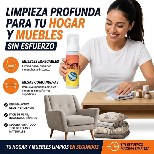 FoamCleaner™ | Elimina manchas imposibles al instante sin esfuerzo