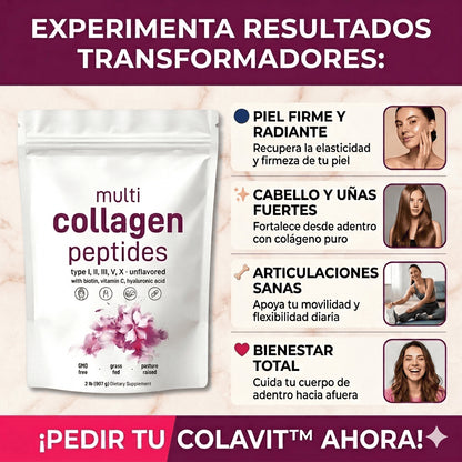 Colavit™ | Colágeno — Recupera tu piel, cabello y articulaciones desde adentro