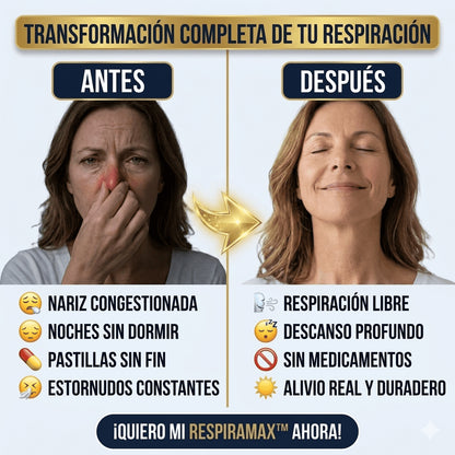 RespiraMax™ | Tecnología láser que elimina la congestión desde adentro