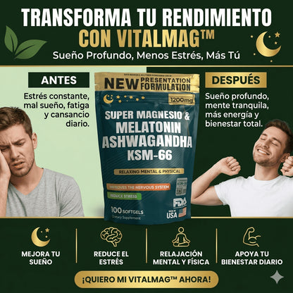 VitalMag™ - La fórmula completa para tu energía, descanso y rendimiento