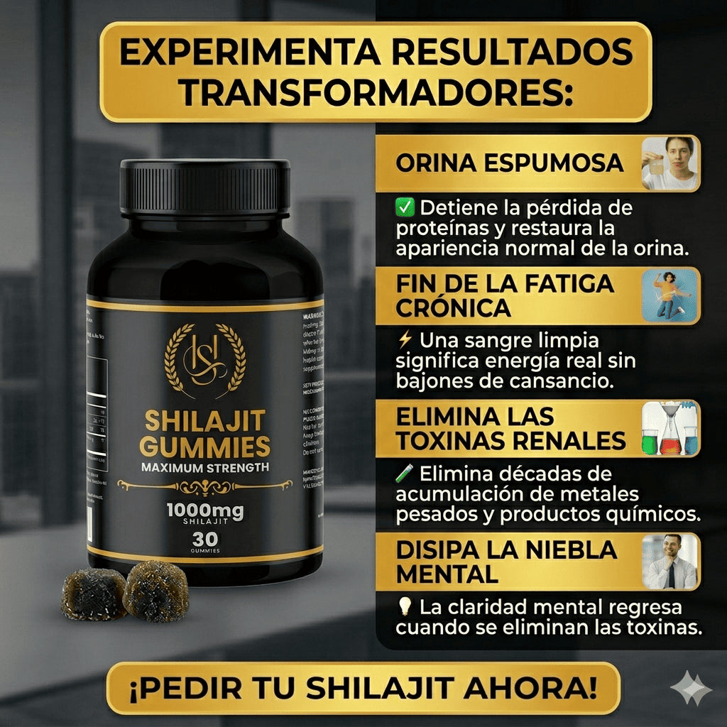 Gomas De Shilajit™ | Limpia, Recarga y Despierta tu Poder Masculino