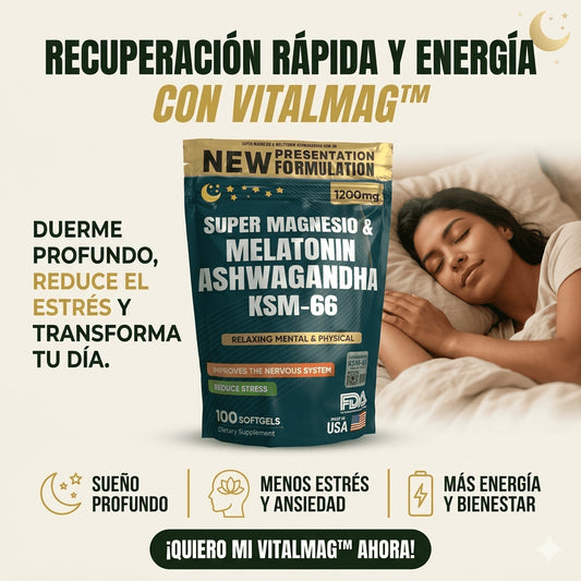 VitalMag™ - La fórmula completa para tu energía, descanso y rendimiento